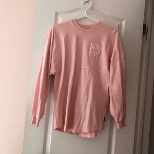 Light pink Disney World jersey sweater
